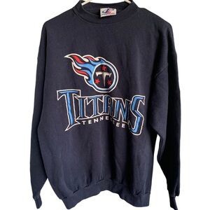 Vintage Tennessee Titans Crewneck Sweatshirt Adult Size Large NFL Football Crew